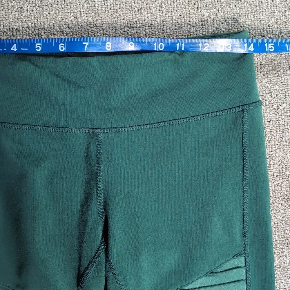 ALO Yoga High Waist Moto Leggings Evermint Green LARGE